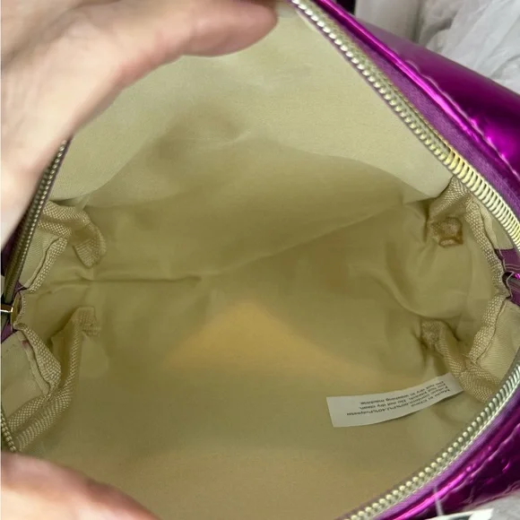 🌷SOLD🌷ED HARDY CROCODILE EMBOSSED PINK BAG - Picture 4 of 14